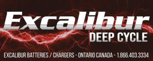 Excalibur Deep Cycle Golf Cart Battery Logo