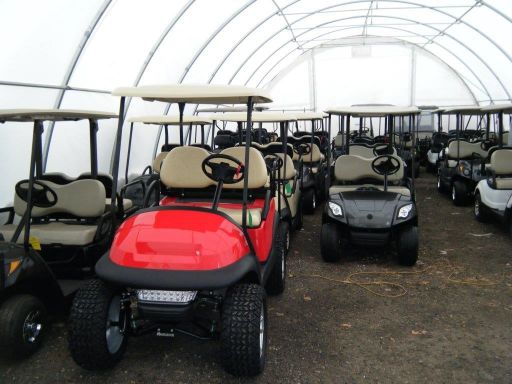 Excalibur Custom Carts Golf Cart Tent